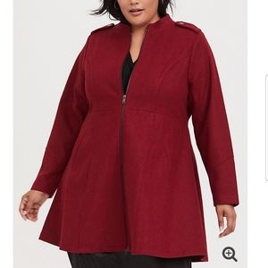 NWT Torrid Red Coat